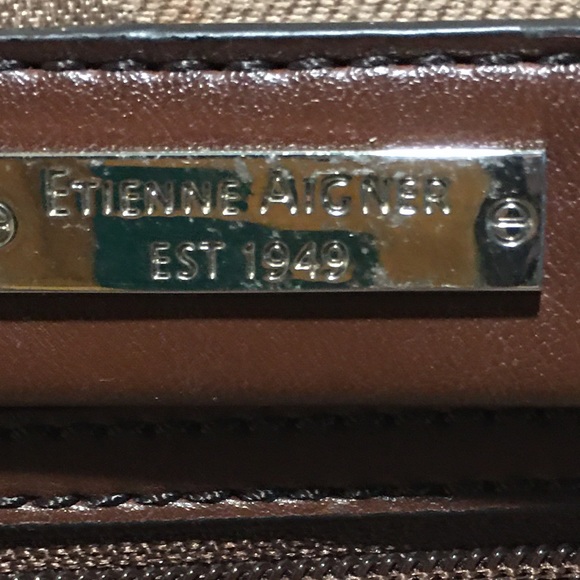 Etinne Aigner-cross body purse - Picture 4 of 8